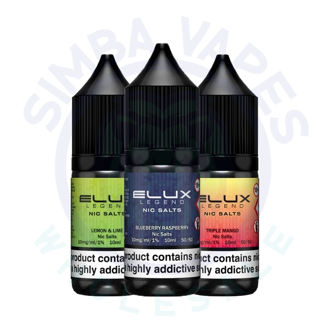 Elux Legend Nic Salt-10ml E-liquids (Pack of 10)