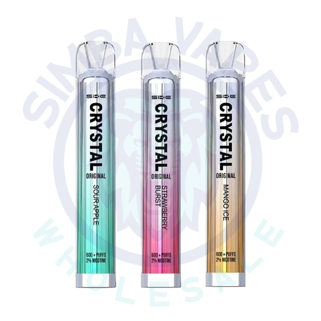 SKE Crystal Bar 600 Puffs Disposable Vape (Schachtel mit 10 Stück)