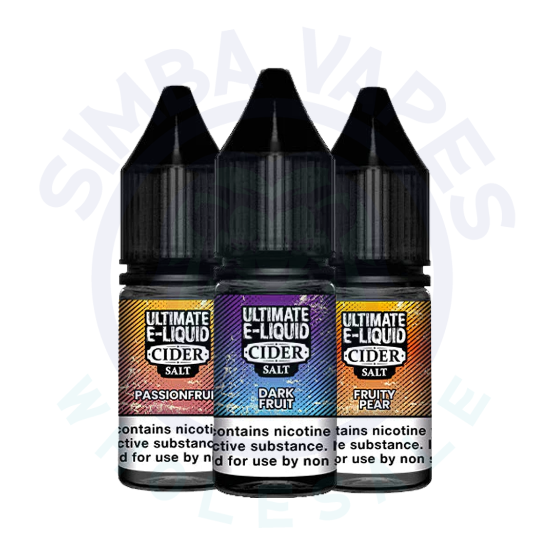 Ultimate E-Liquid Cider 10ML Nic Salt (Pack Of 10)