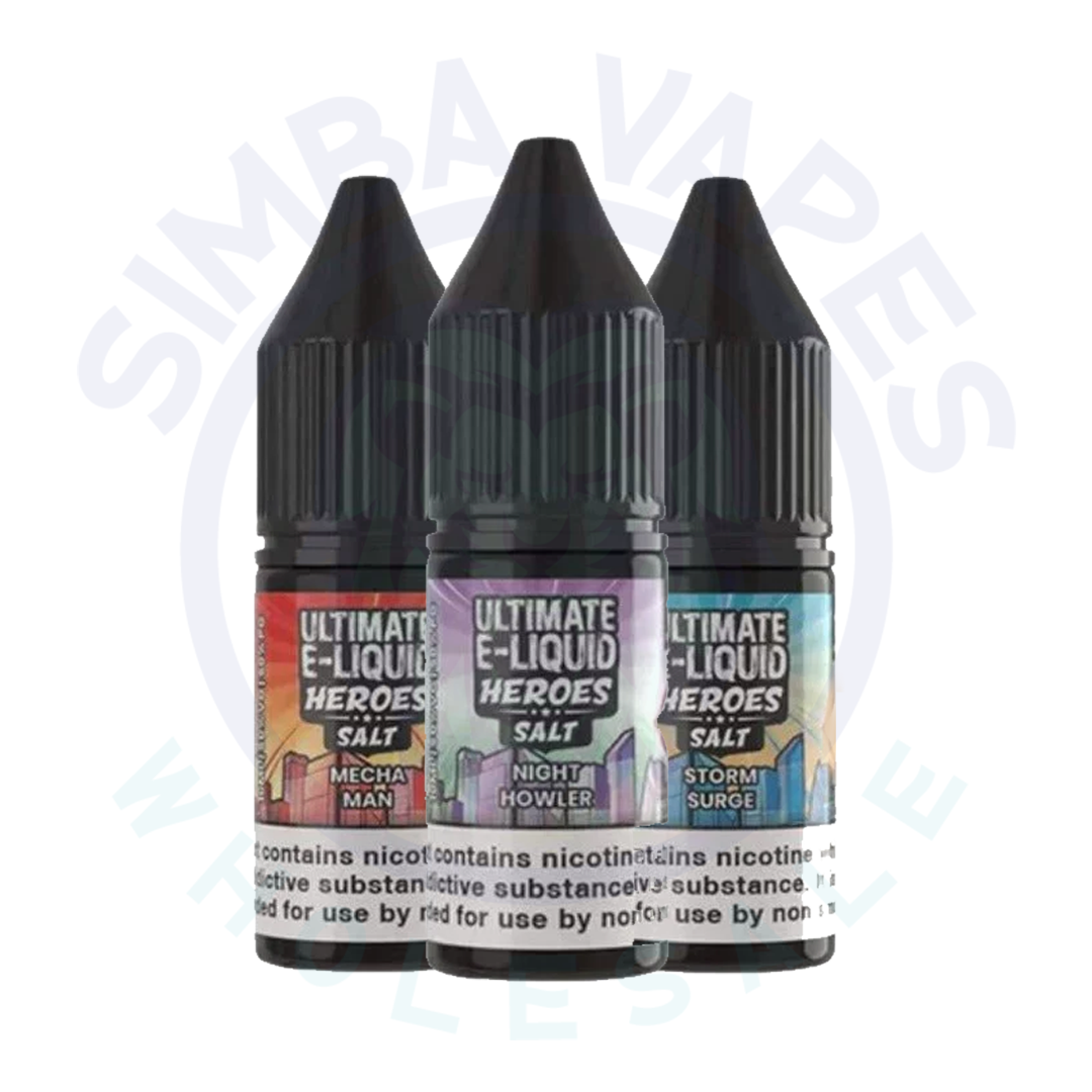 Ultimate E-Liquid Heroes 10ML Nic Salt (Pack Of 10)