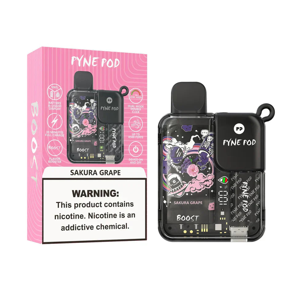 Pyne Pod Boost 8500 Puffs Disposable Vape (Box of 10)