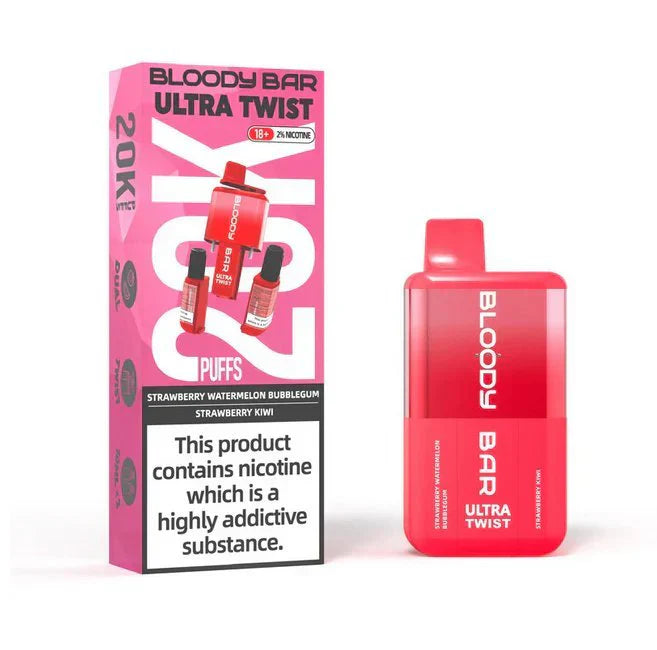 Bloody Bar Ultra Twist 20000 Puffs Disposable Vape (Box of 5)