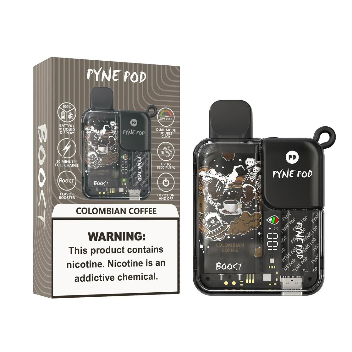 Pyne Pod Boost 8500 Puffs Disposable Vape (Box of 5)