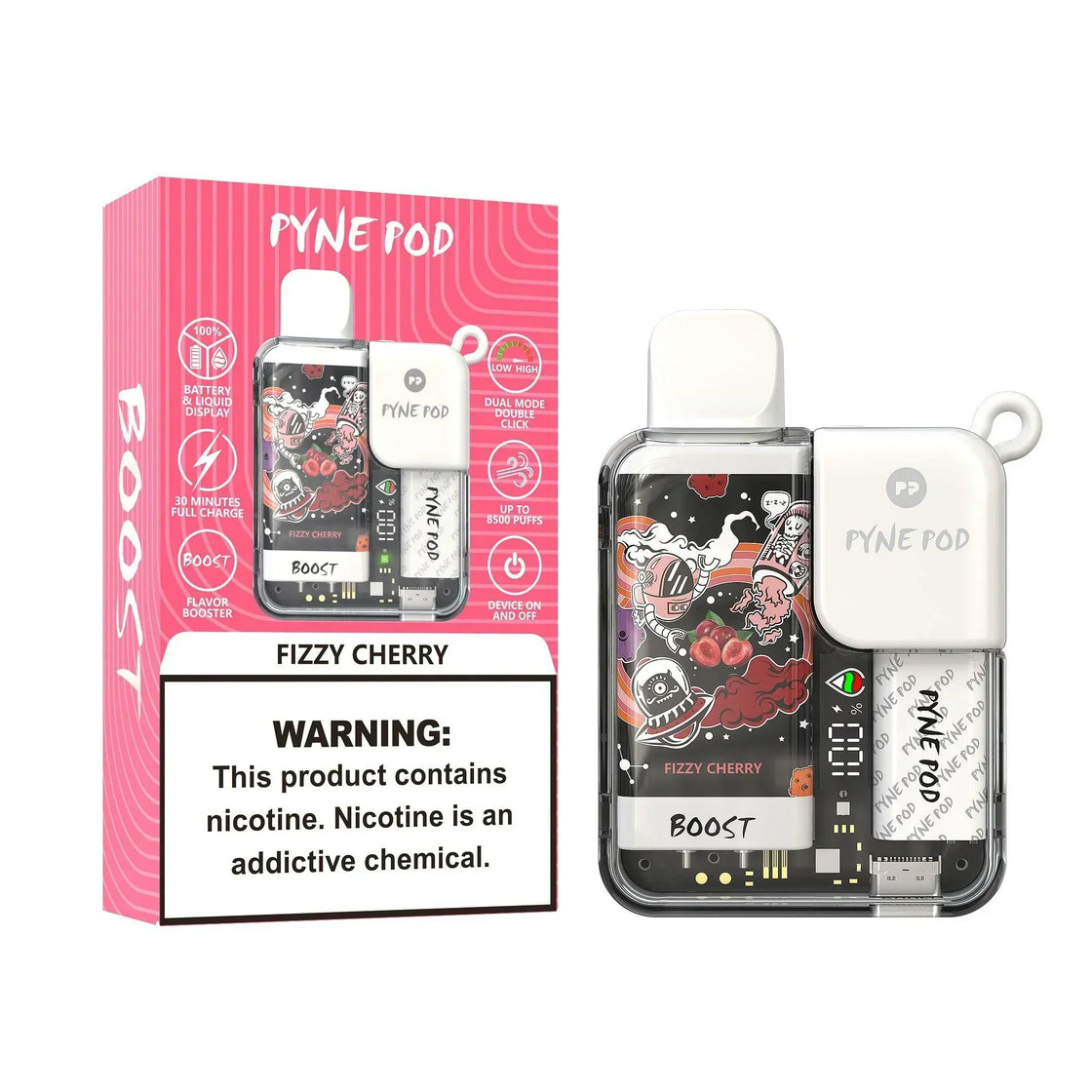 Pyne Pod Boost 8500 Puffs Disposable Vape (Box of 10)