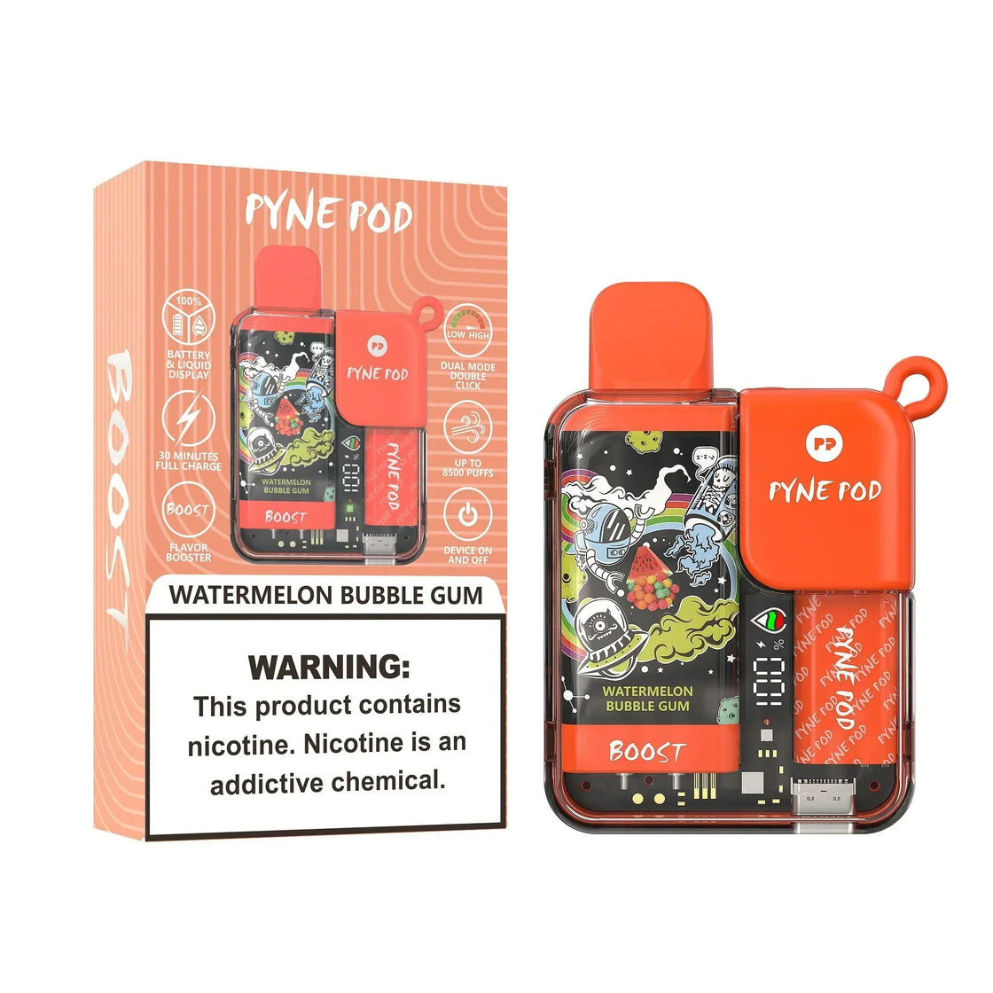 Pyne Pod Boost 8500 Puffs Disposable Vape (Box of 5)