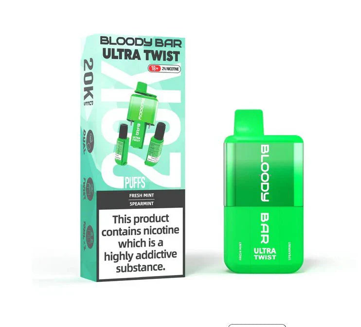 Bloody Bar Ultra Twist 20000 Puffs Disposable Vape (Box of 5)