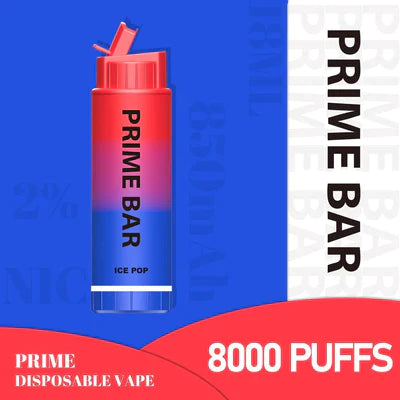 Prime Bar 8000 Disposable Vape Pod Device (Schachtel mit 10 Stück)