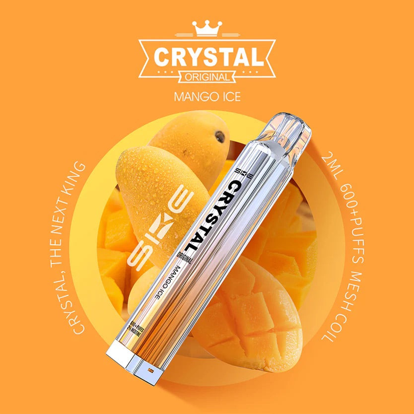 SKE Crystal Bar 600 Puffs Disposable Vape (Schachtel mit 10 Stück)