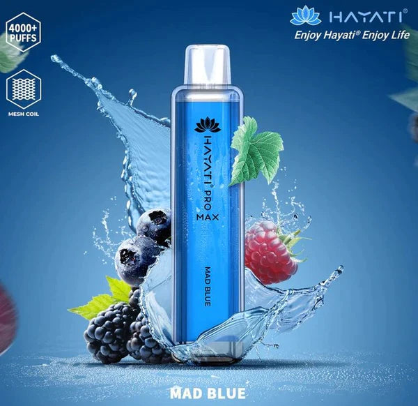 Hayati Crystal Pro Max 4000 Puffs (Schachtel mit 10 Stück)