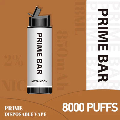 Prime Bar 8000 Disposable Vape Pod Device Pack of 10