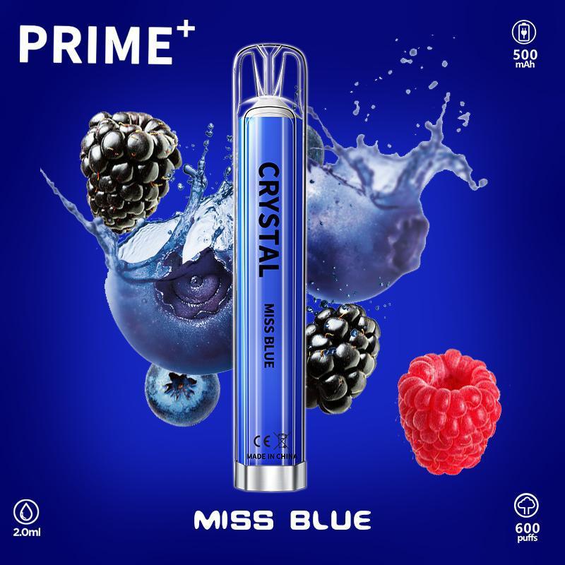 Crystal Prime Plus 600 Puffs (Schachtel mit 10 Stück)