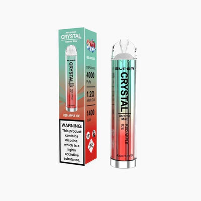 Super Crystal Xtreme Max 4000 Disposable Vape Pod Pack of 10