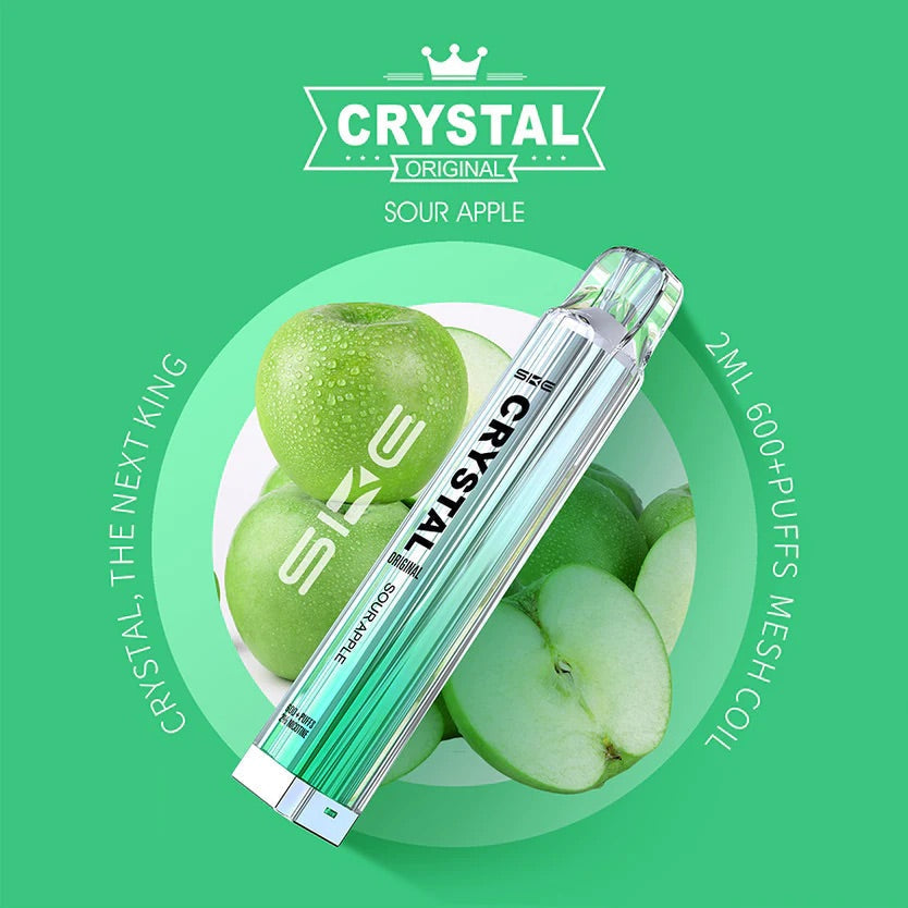 SKE Crystal Bar 600 Puffs Disposable Vape (Schachtel mit 10 Stück)