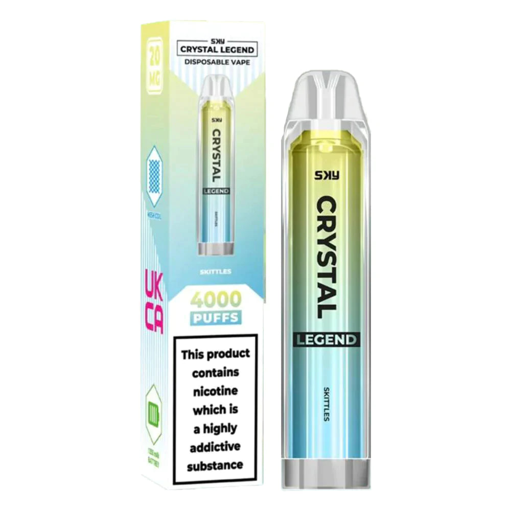 Crystal Legend 4000 Puffs Disposable Vape (Pack of 10)