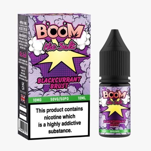 Boom Nic Salts 10ml E-liquids - Box of 10 - simbavapes