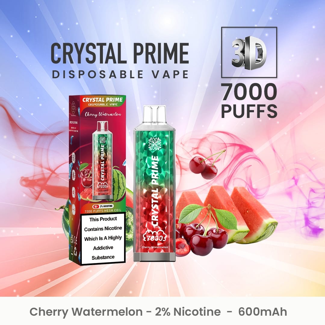 Crystal Prime 7000 Disposable Vape Puff Pod Device (Schachtel mit 10 Stück)