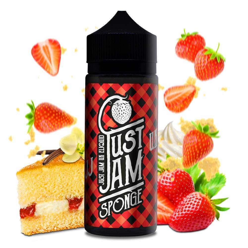 Just Jam Sponge 100ml E-liquids - #Simbavapeswholesale#