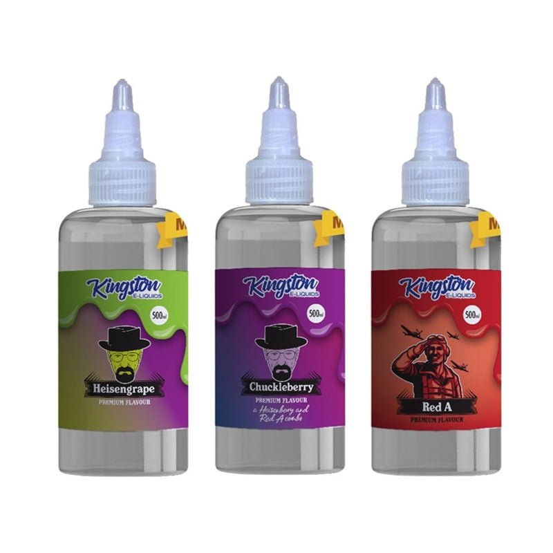 Kingston E-liquids Zingberry Range 500ml Shortfill (Pack Of 10)