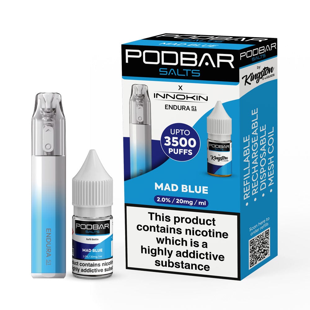 Podbar Salts + Innokin Endura S1 Pod Kit - Box of 5 - #Simbavapes#