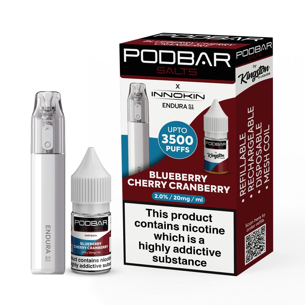 Podbar Salts + Innokin Endura S1 Pod Kit - Box of 5 - #Simbavapes#