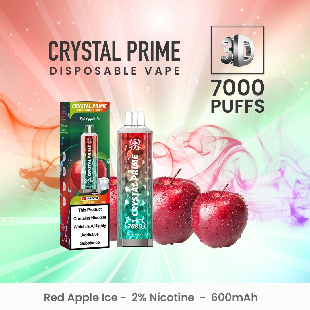 Crystal Prime 7000 Box of 10 Disposable Vape