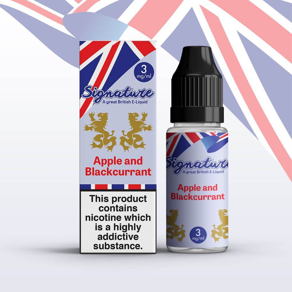 Signature - Apple And Blackcurrant - 10ml E-liquids (Pack of 10)